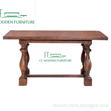 Upholstered Recycled Wood French Style Armchair for Dining Room dining chairs